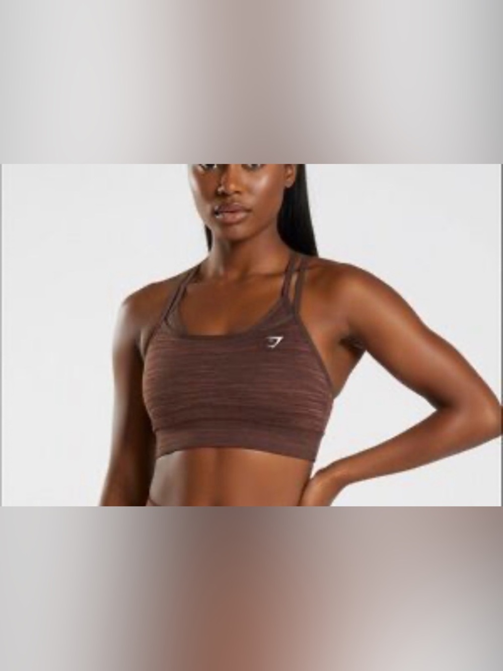 Gymshark ADAPT FLECK SEAMLESS SPORTS BRA